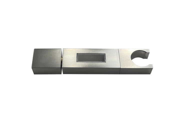 Taran Brushed Nickel Handheld Shower Piece Holder Square