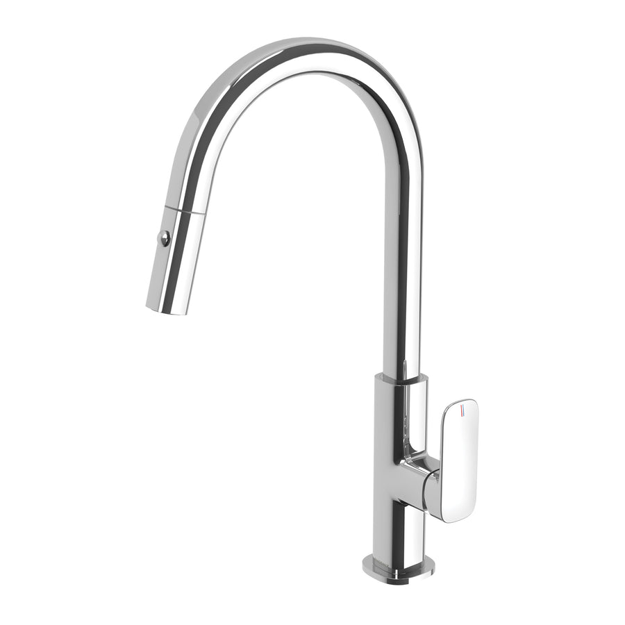 1 Nuage Pull Out Sink Mixer 200mm, Mixers – Pilbara Bathroom Warehouse