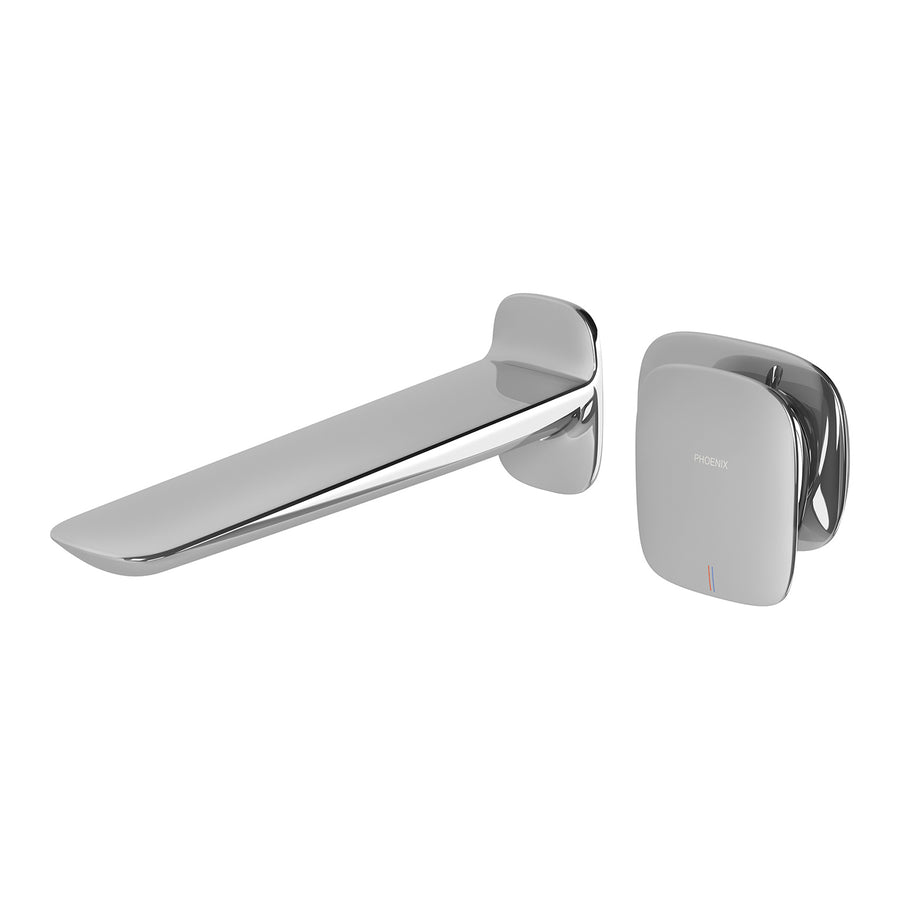 1 Nuage Wall Basin / Bath Mixer Set 200mm , Mixers – Pilbara Bathroom Warehouse