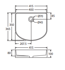 Forma Above Counter Basin