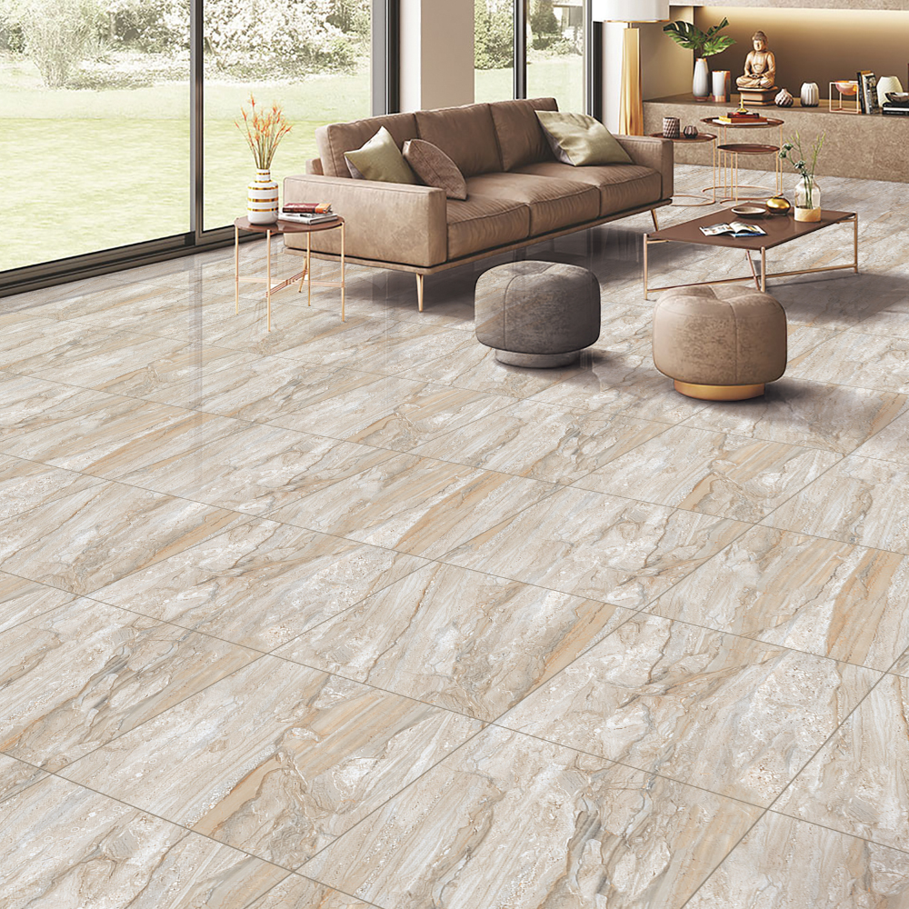 Dyna Blue Gloss Tile 600x600
