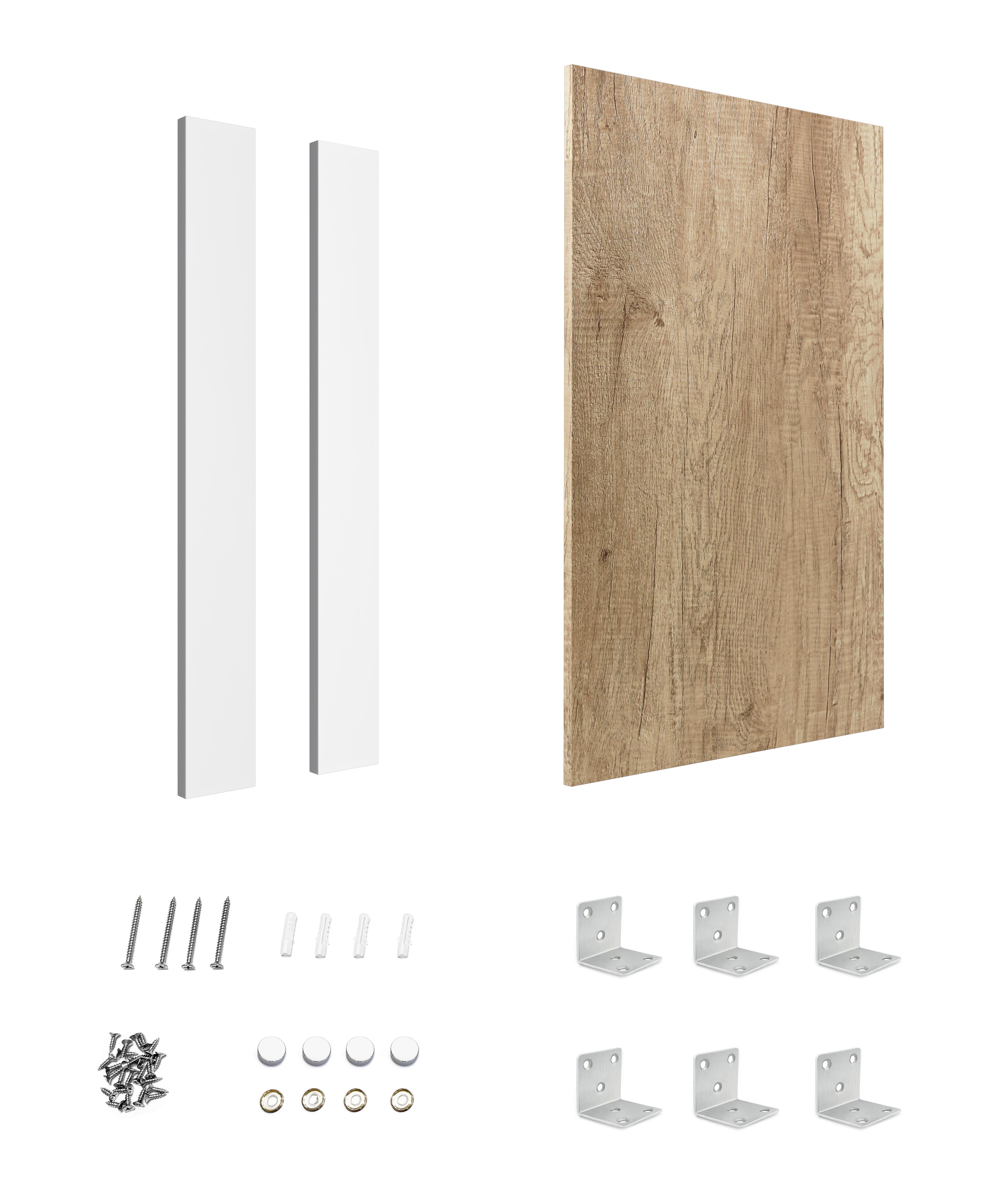 End Panel 880x580x16 Natural Oak with Installation Kit | Pilbara ...