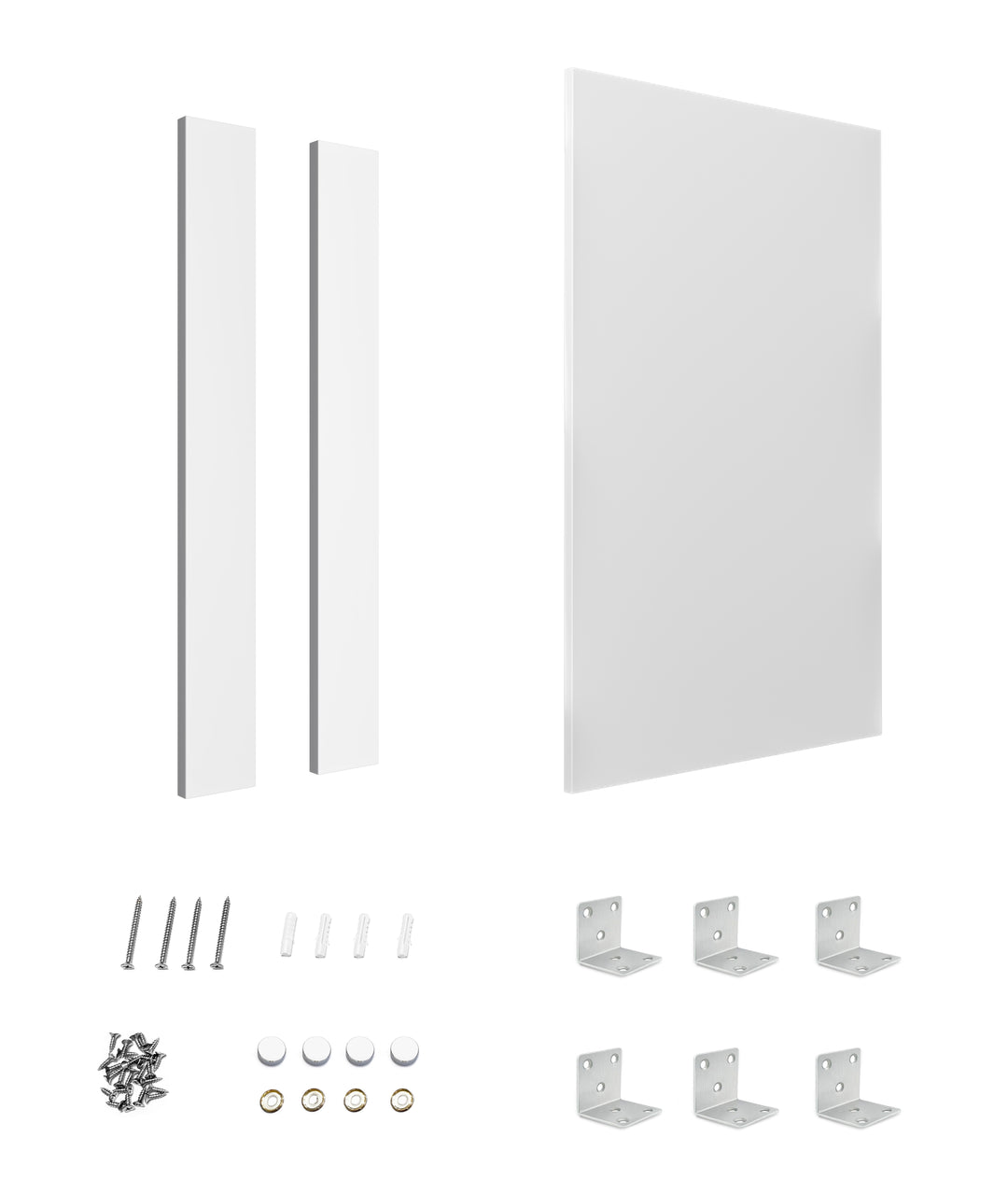 End Panel 880x580x16 Polyurethane White with installation Kit