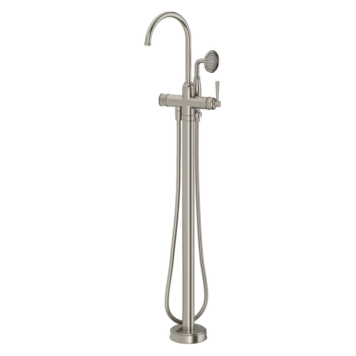 5 Cromford Floor Mounted Bath Mixer with Hand Shower, Mixers – Pilbara Bathroom Warehouse