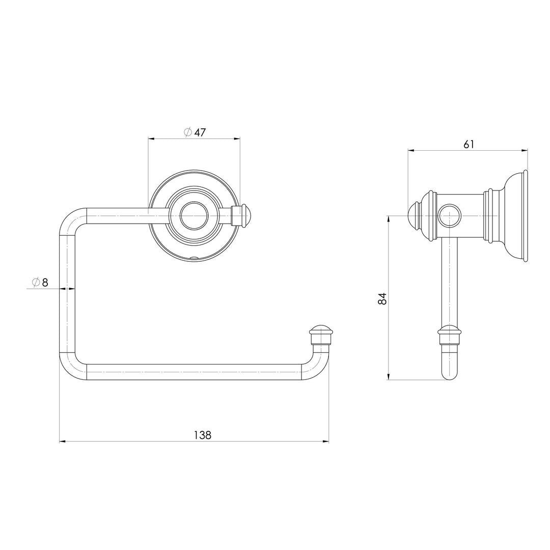 Cromford Toilet Roll Holder