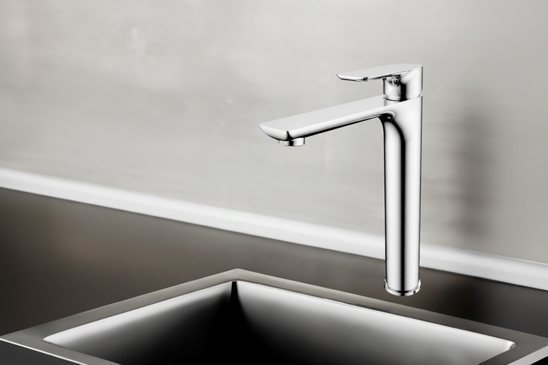 Sky Hi Rise Basin Mixer - Chrome