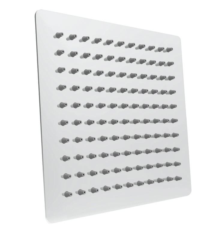 Taran 300mm Chrome Shower Head Stainless Steel Square