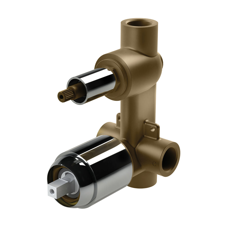 1 Builders Shower / Bath Diverter Mixer Body Only, Mixers – Pilbara Bathroom Warehouse