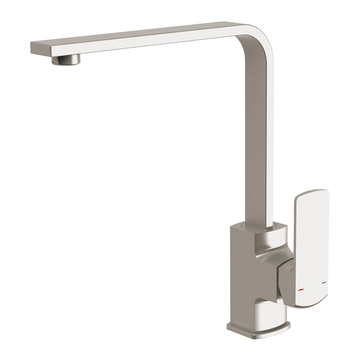 4 Teva Sink Mixer 200mm 6 Star Squareline, Mixers – Pilbara Bathroom Warehouse