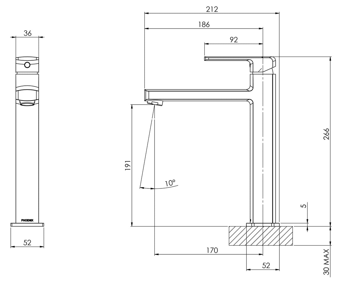 Teva Vessel Mixer 6 star