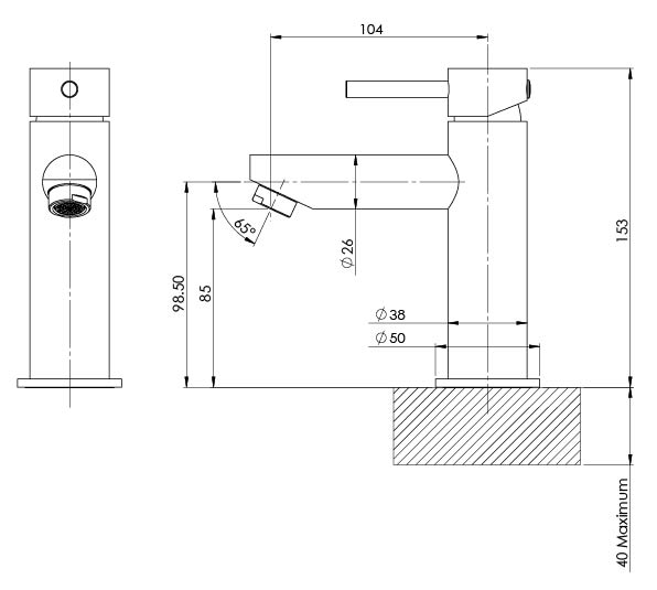 Pina Basin Mixer 6 Star