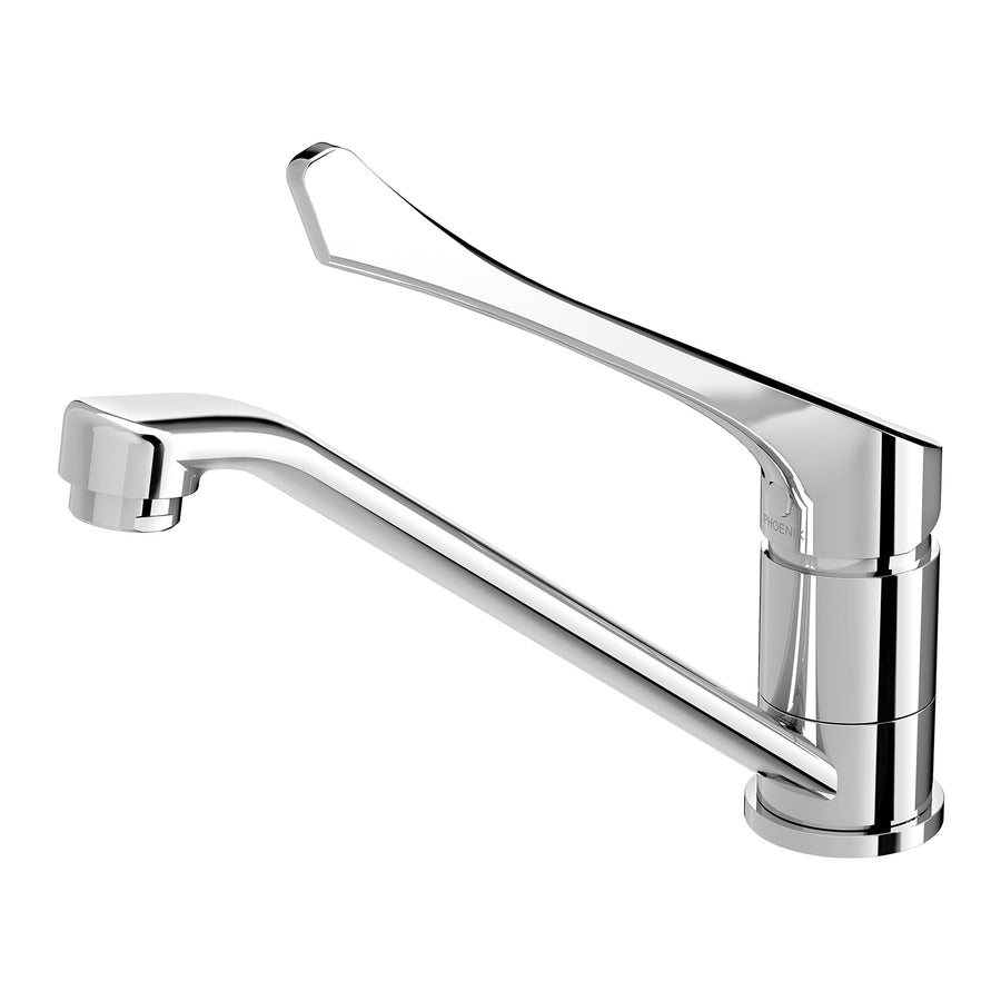 1 Ivy MKII Extended Handle Swivel Sink Mixer 6 Star, Mixers – Pilbara Bathroom Warehouse
