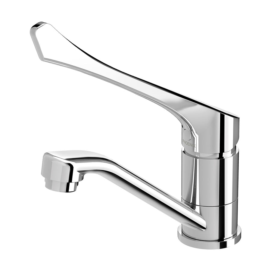 1 Ivy MKII Extended Handle Swivel Basin Mixer , Mixers – Pilbara Bathroom Warehouse