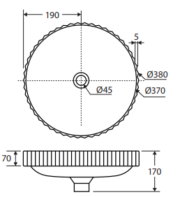 Eleanor Round Semi-Inset Basin, Matte White