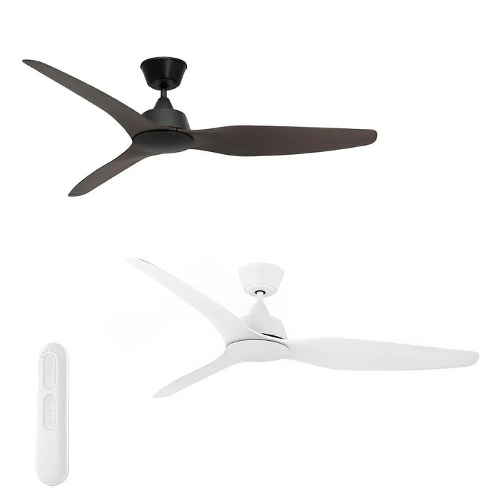 56" Guardian DC Ceiling Fan Black, White FC1110143 Mercator Lighting