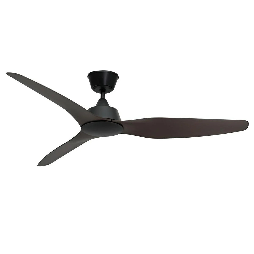 56" Guardian DC Ceiling Fan Black, White FC1110143 Mercator Lighting