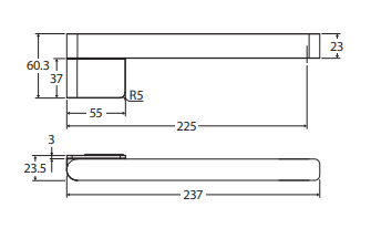 Tono Swivel Bath Outlet, Urban Brass