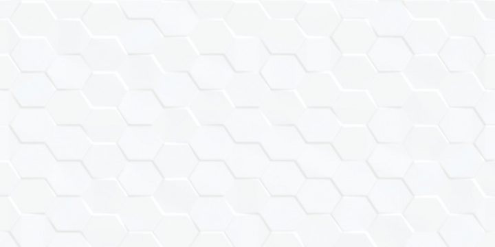 Honeycomb White Glossy Ceramic Tile 300 x 600