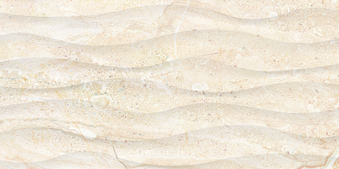 Dyno Beige Décor Glossy Ceramic Tile 300 x 600