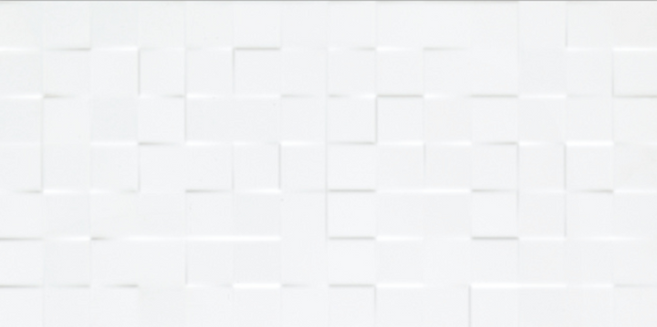 Checkers White Glossy Ceramic Tile 300 x 600