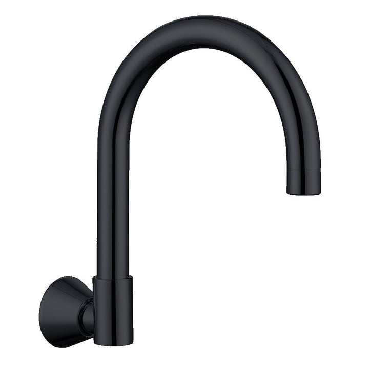 Fiona Black Swivel Wall Spout