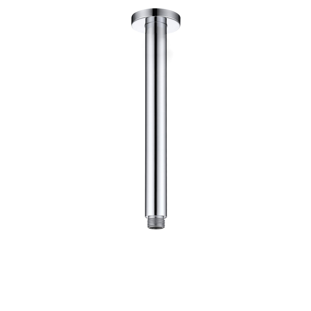 Pavia 200mm Chrome Ceiling Shower Arm Round