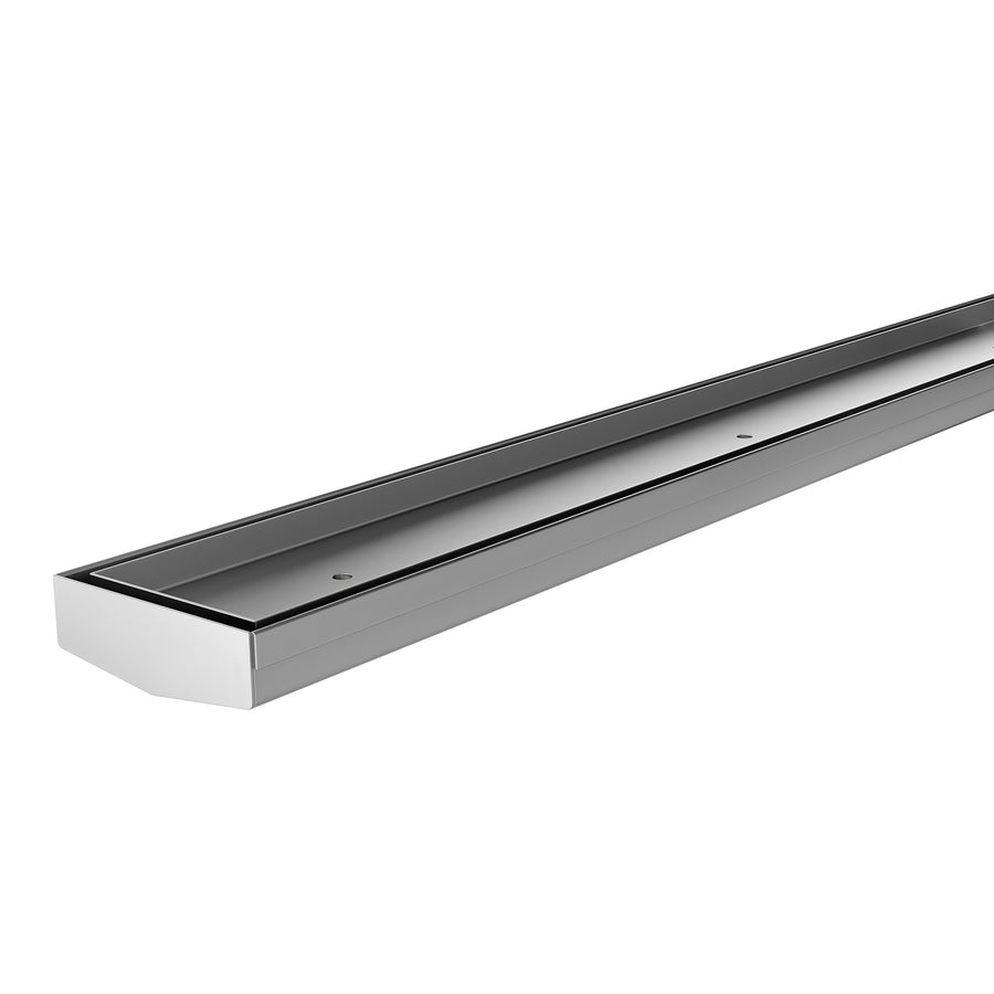 3 Phoenix V  Channel Drain TI 75 x 1215mm Outlet 45mm, Waste Traps – Pilbara Bathroom Warehouse