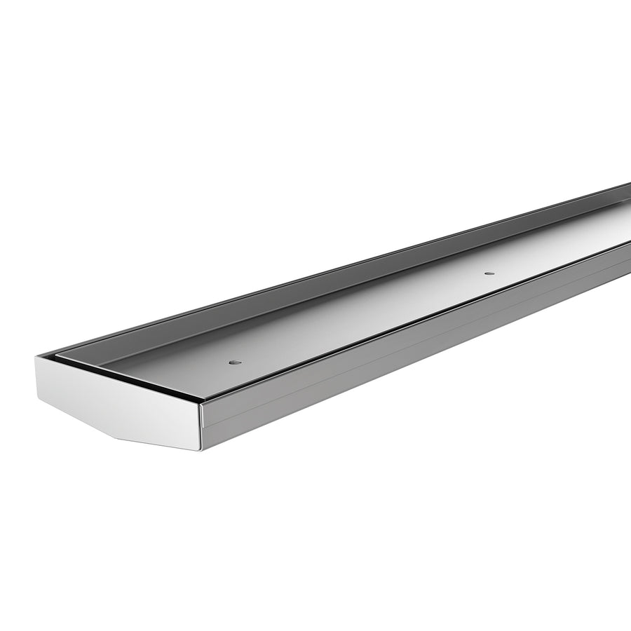 1 Phoenix V Channel Drain TI 100 x 600mm Outlet 90mm, Waste Traps – Pilbara Bathroom Warehouse