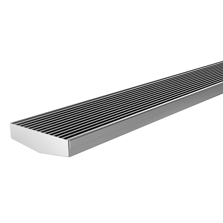 1 Phoenix V Channel Drain HG 100 x 600mm Outlet 90mm, Waste Traps – Pilbara Bathroom Warehouse