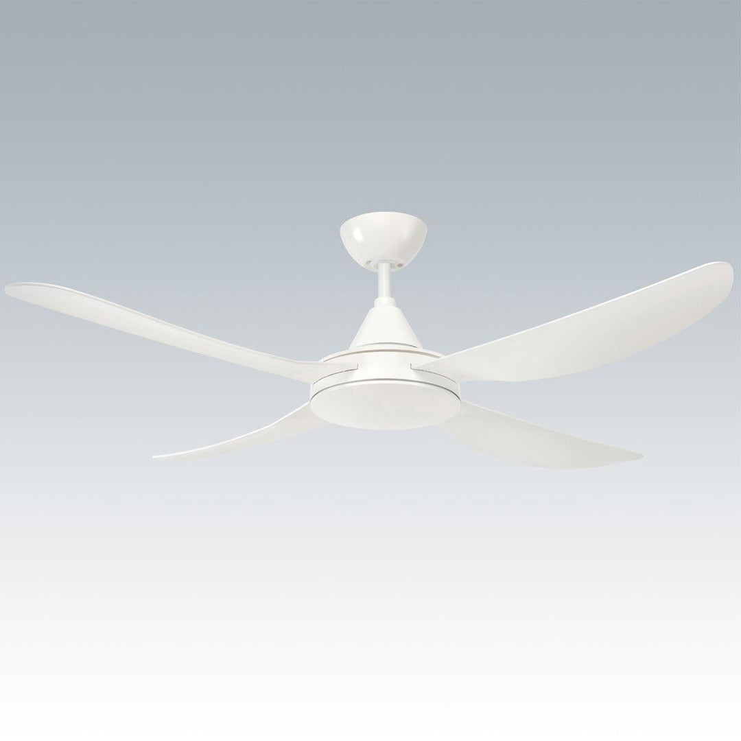52" Vector AC Ceiling Fan White 20167/05 Brilliant Lighting