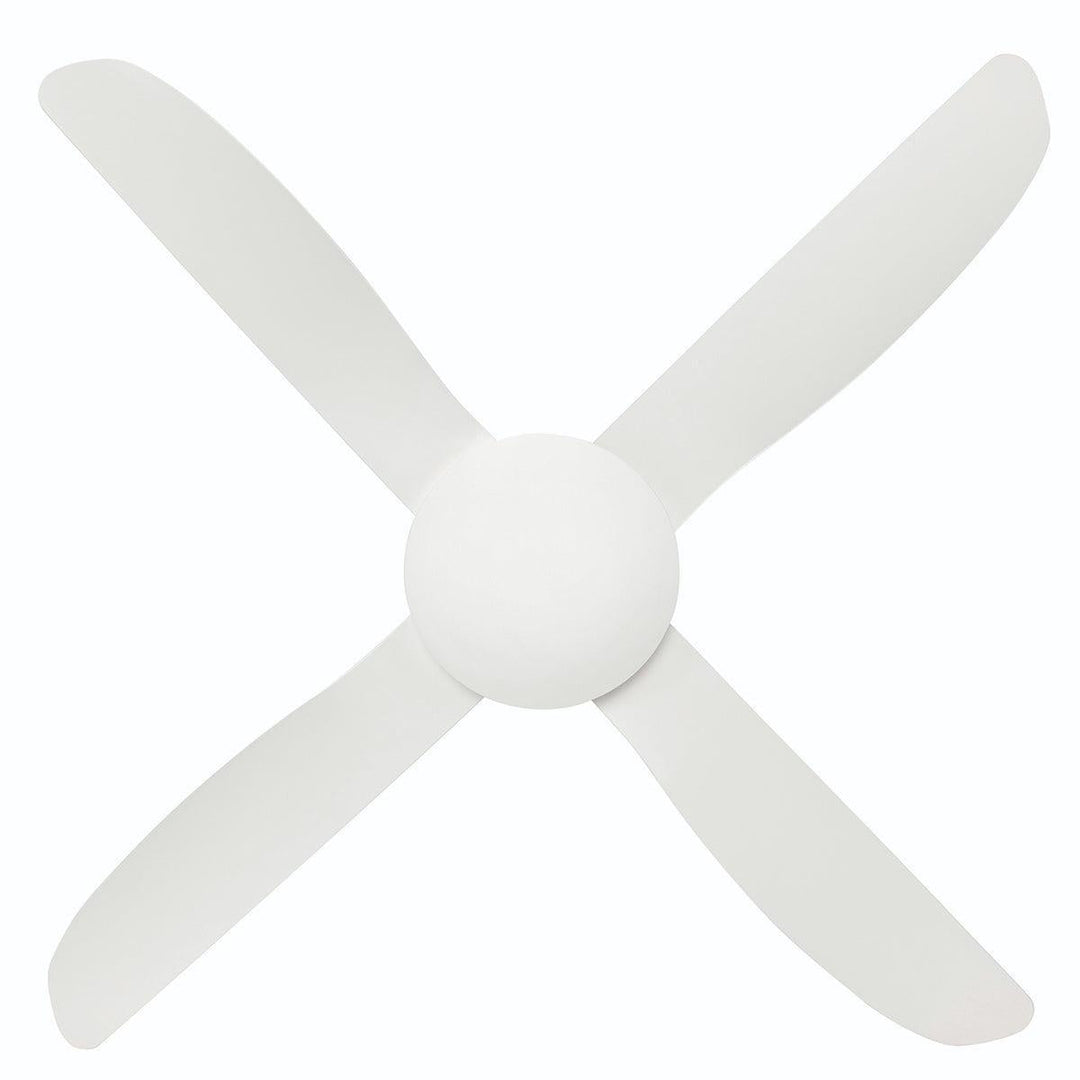 52" Vector AC Ceiling Fan White 20167/05 Brilliant Lighting