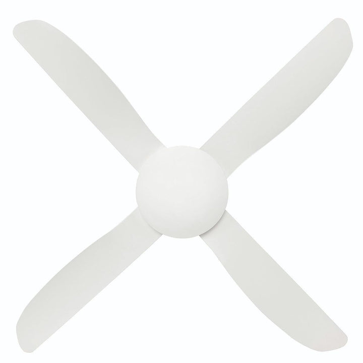 52" Vector AC Ceiling Fan White 20167/05 Brilliant Lighting