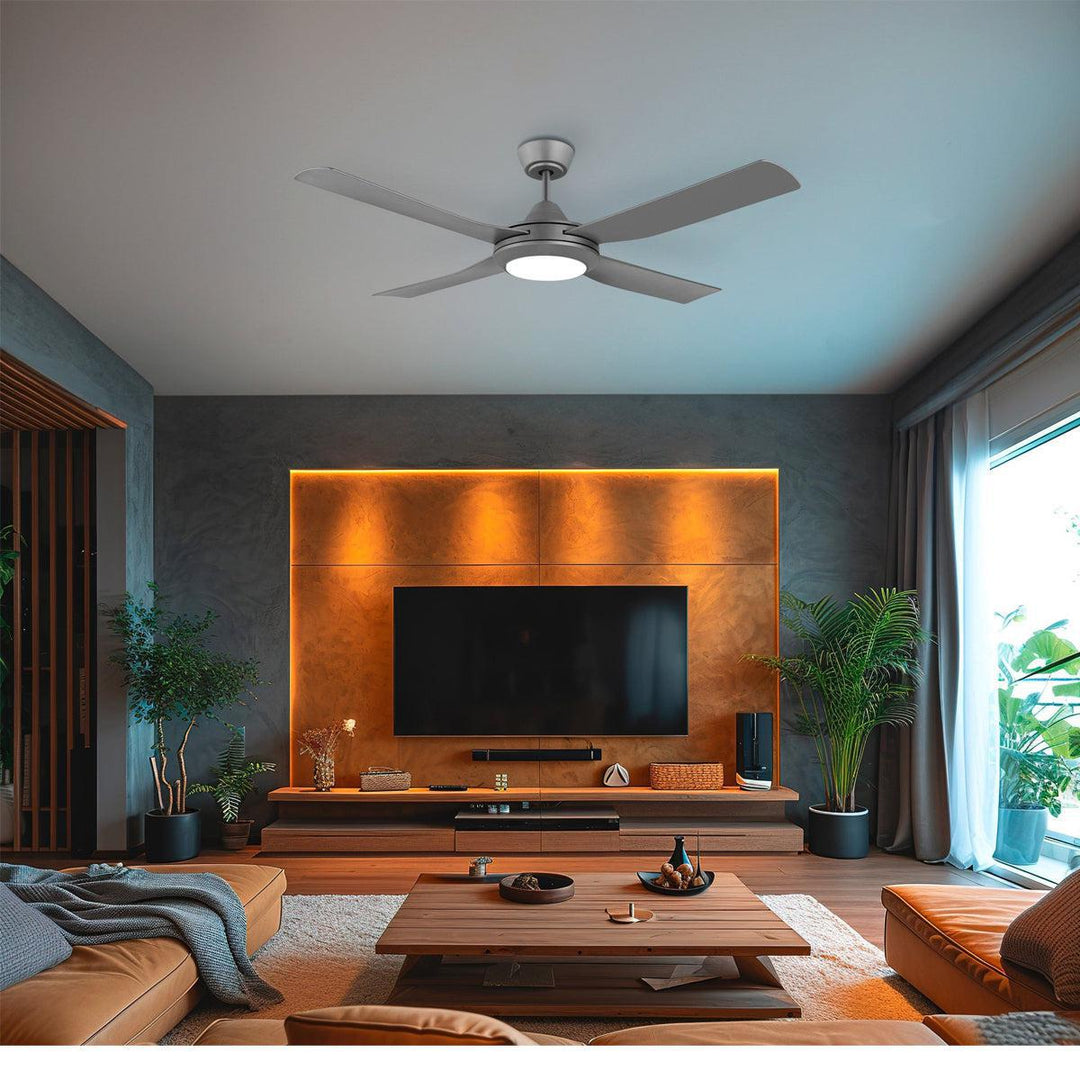 52" Bondi AC Ceiling Fan with Light