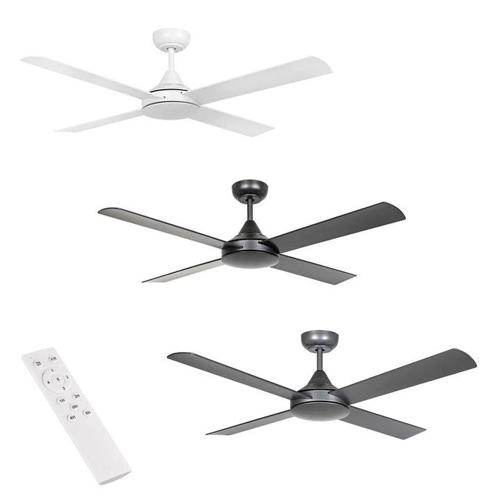 48" Stradbroke DC Ceiling Fan White, Black, Titanium 2049140X Eglo Lighting