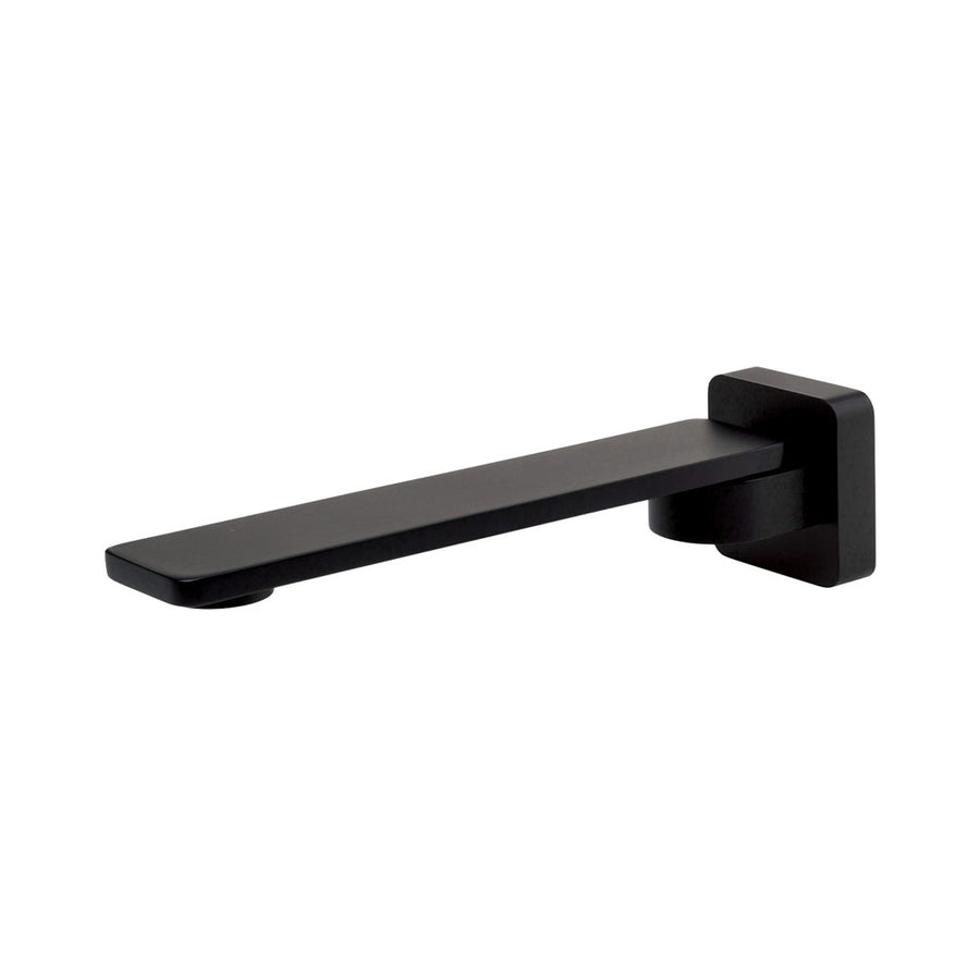 Koko Slim Swivel Bath Outlet, Matte Black – Pilbara Bathroom Warehouse Perth and regional Western Australia