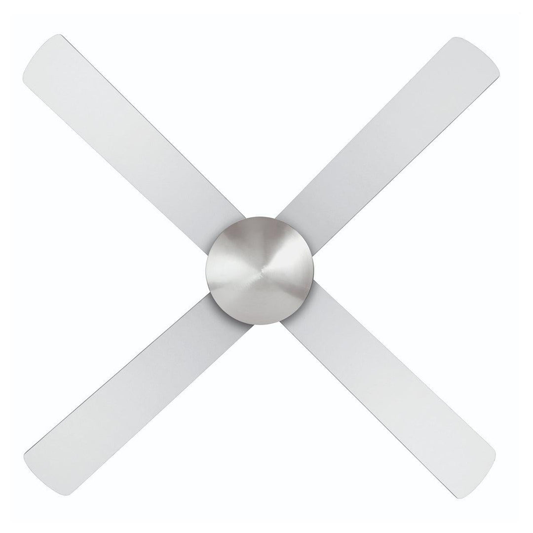 48" Tempo Plus AC Ceiling Fan White, Black, Brushed Chrome 22270/XX Brilliant Lighting