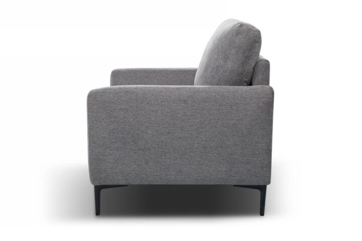 Luca 3 Seater Sofa Grey fabric