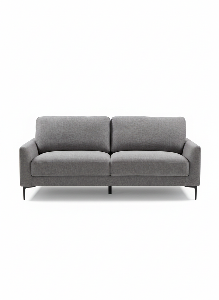 Luca 3 Seater Sofa Grey fabric