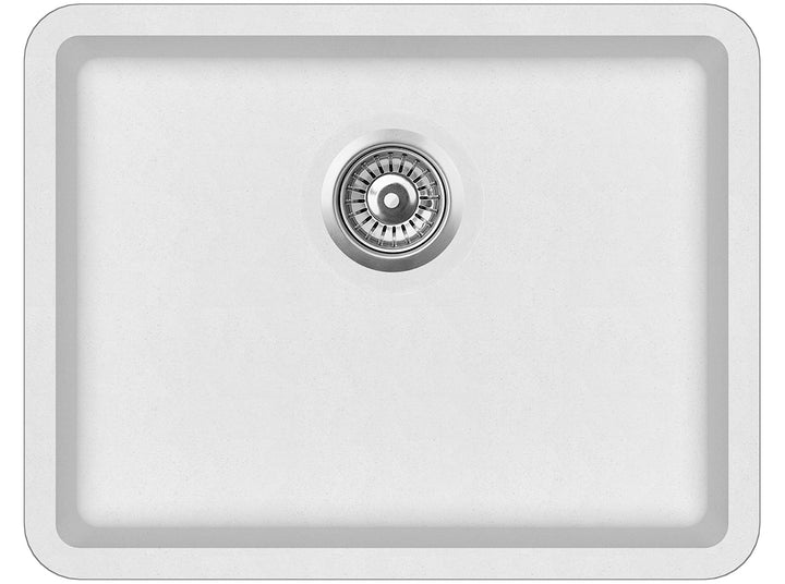 Granite Sink 585x460 White