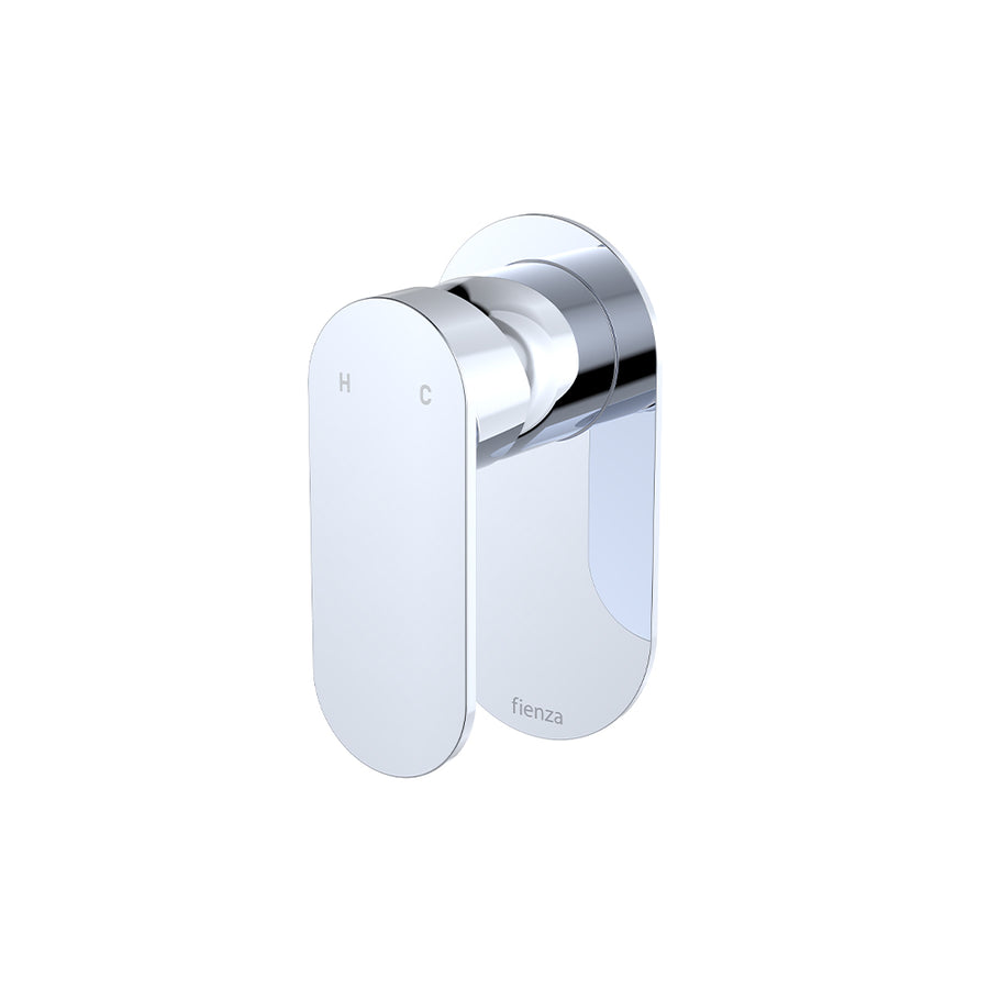 Empire Slim Wall Mixer, Oval Plate, Chrome – Pilbara Bathroom Warehouse Perth and regional Western Australia