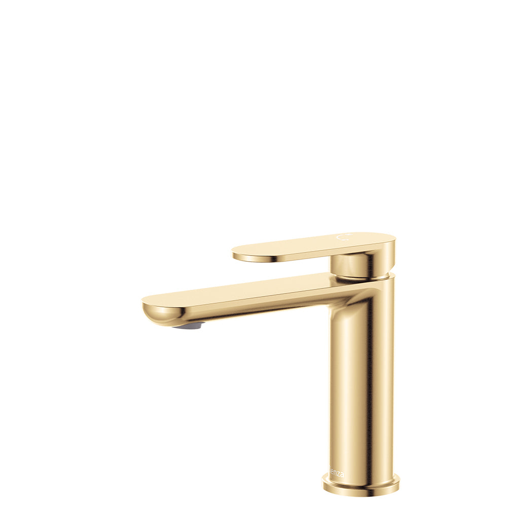 Empire Slim Cold Start Basin Mixer, Urban Brass – Pilbara Bathroom Warehouse Perth and regional Western Australia