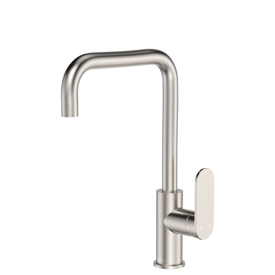 Empire Slim Sink Mixer, Brushed Nickel – Pilbara Bathroom Warehouse Perth and regional Western Australia