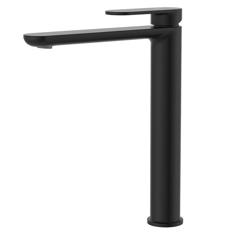 Empire Slim Cold Start Tall Basin Mixer, Matte Black – Pilbara Bathroom Warehouse Perth and regional Western Australia