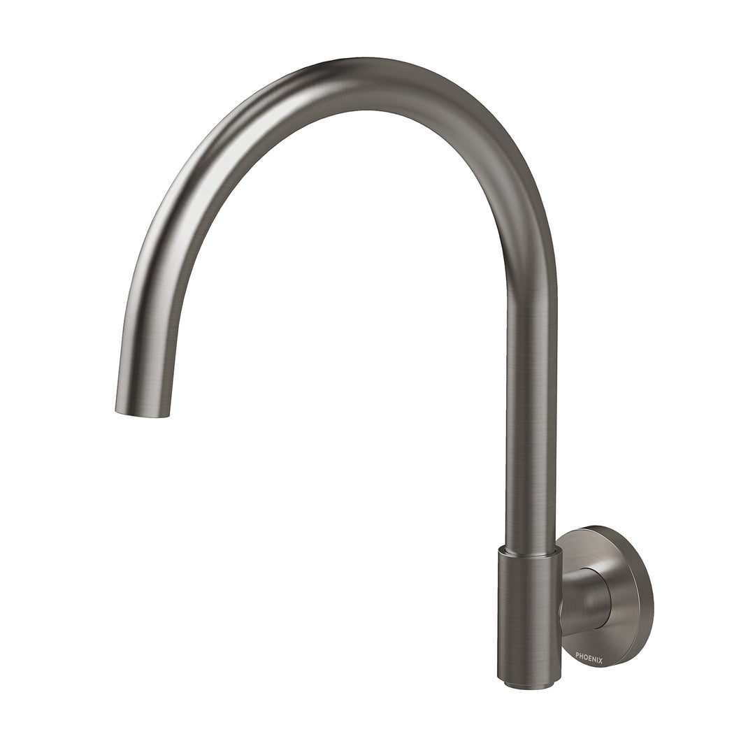 Vivid MKII Wall Sink Outlet 200mm Gooseneck – Lead Free