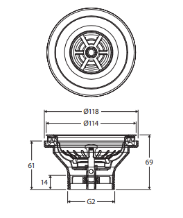 Sink Basket Waste for Tiva 980
