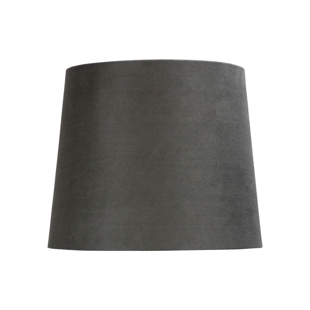 27cm Battleship Grey Suede Shade – Elegant & Modern