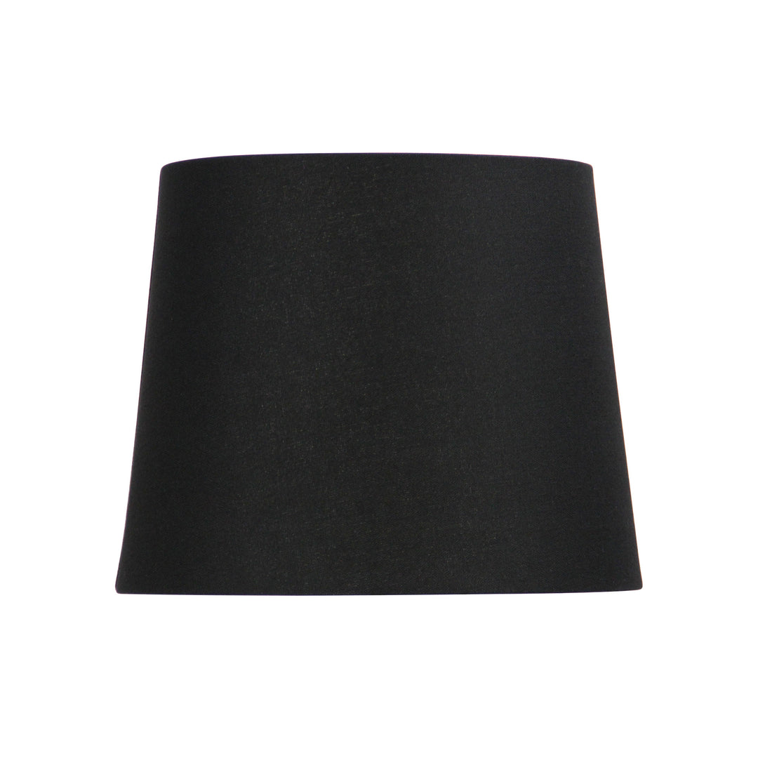 27cm Black Linen Shade – Modern & Sophisticated