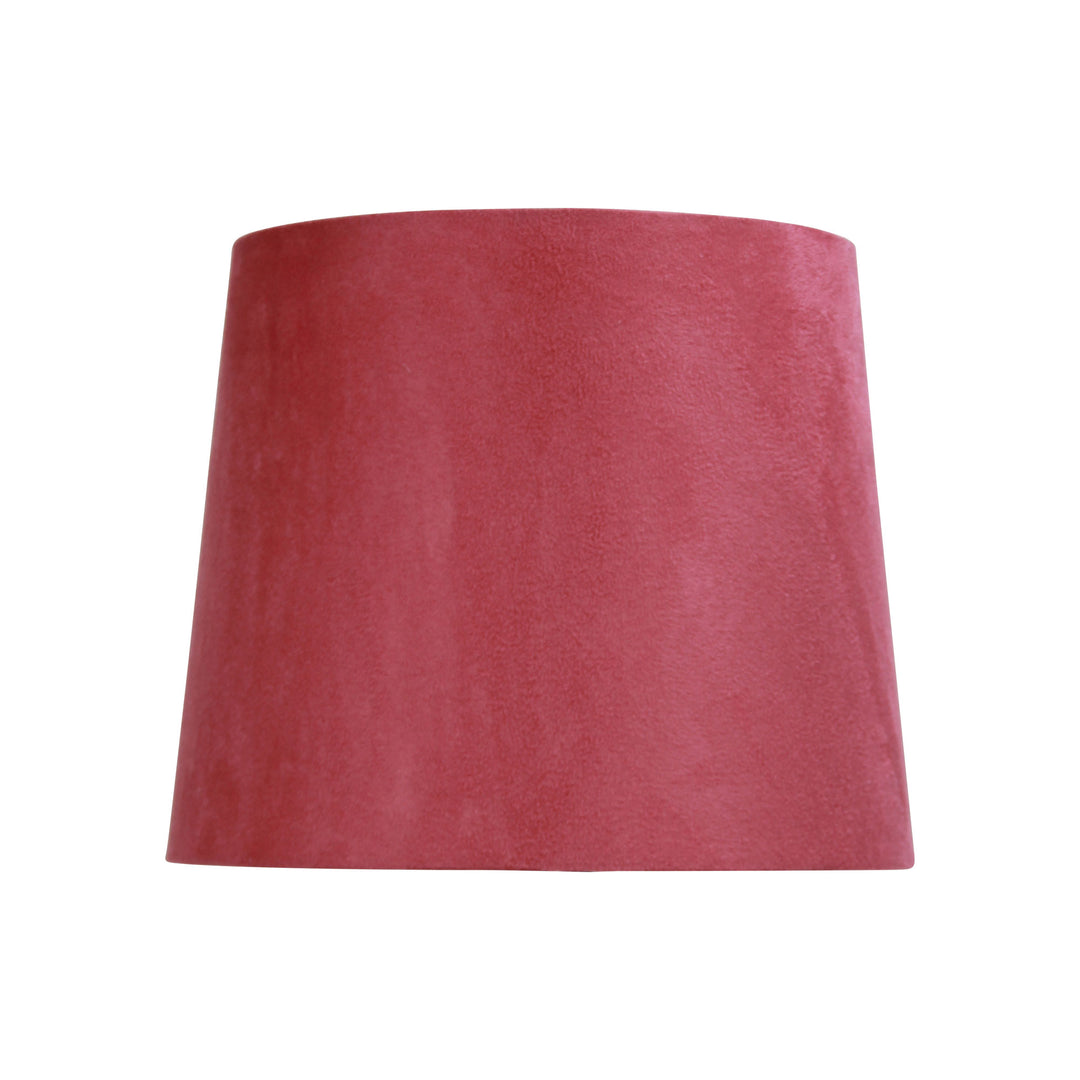 27cm Coral Suede Shade – Bold & Vibrant