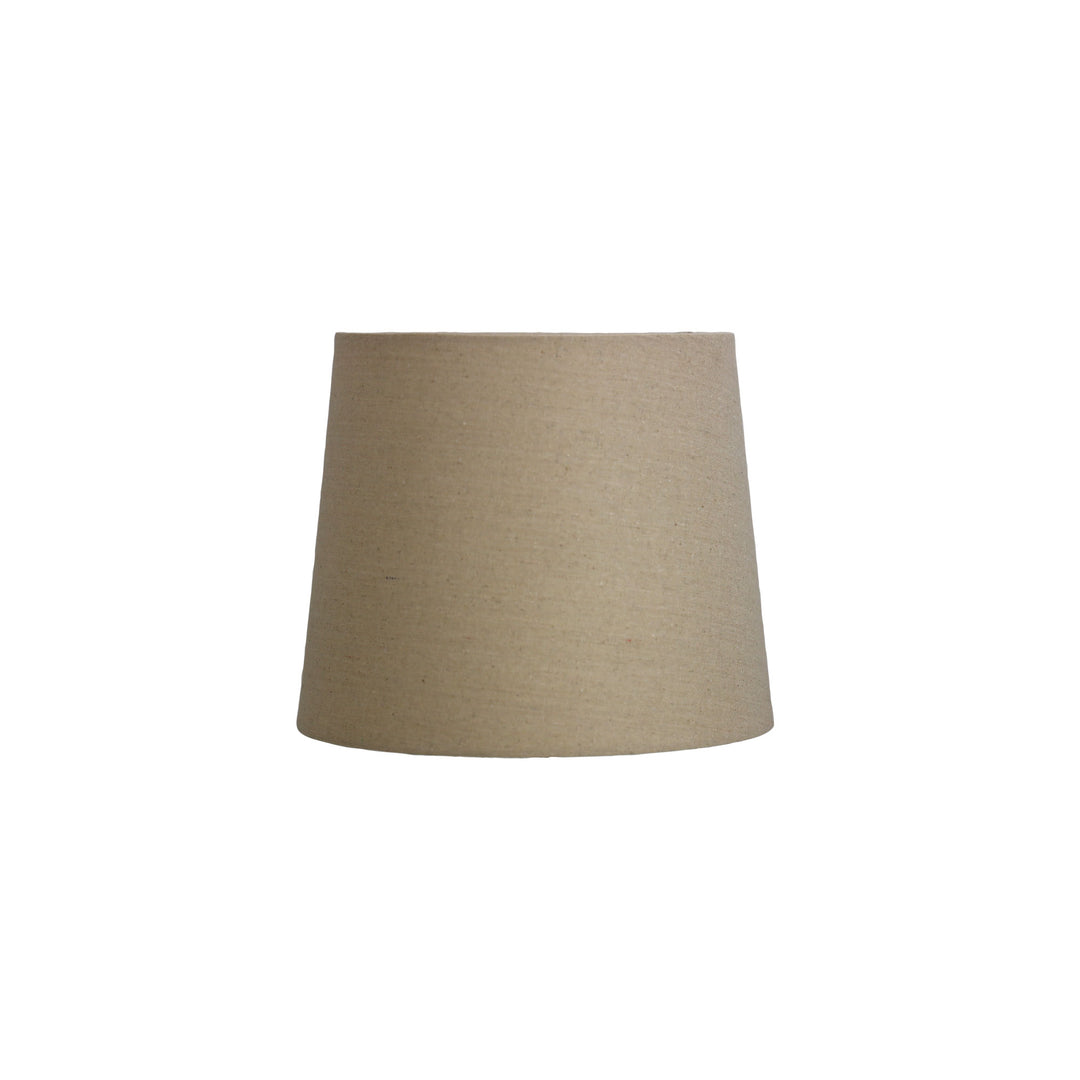 27cm Harp Mount Shade – White/Natural Linen