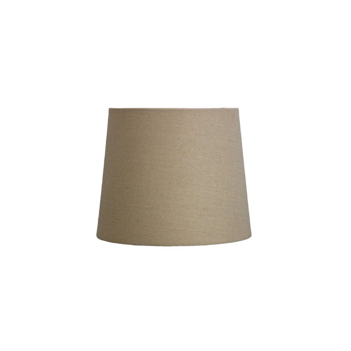 27cm Harp Mount Shade – White/Natural Linen